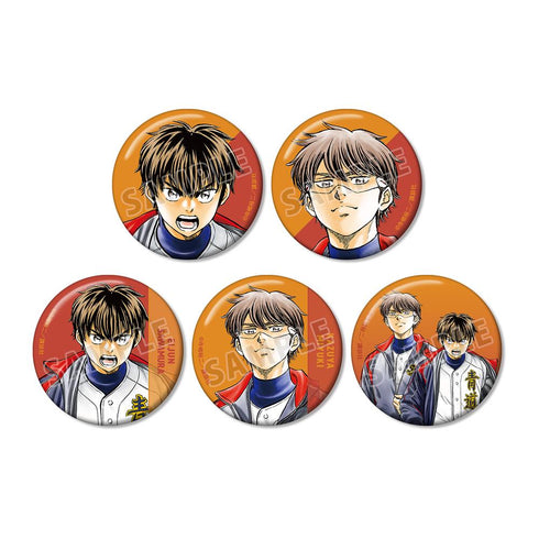 『原作ダイヤのA actII』寺嶋裕二先生 描き下ろし 敢闘精神ver. 缶バッジ5個セット