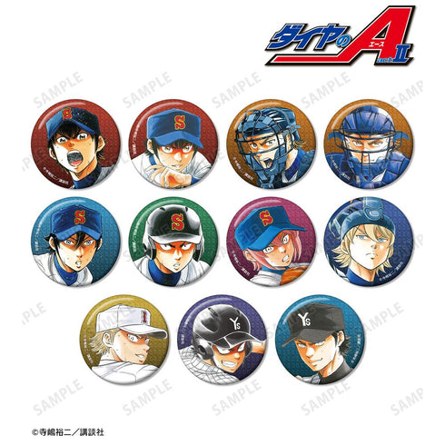 『原作ダイヤのA actII』トレーディンググリッター缶バッジ(単位/BOX)