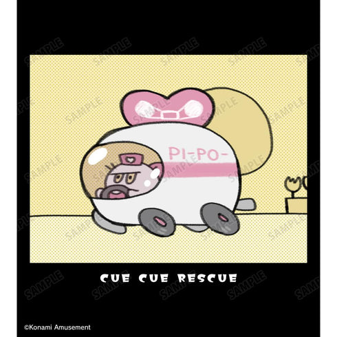 『beatmania IIDX 32 Pinky Crush』CUE CUE RESCUE Tシャツメンズ