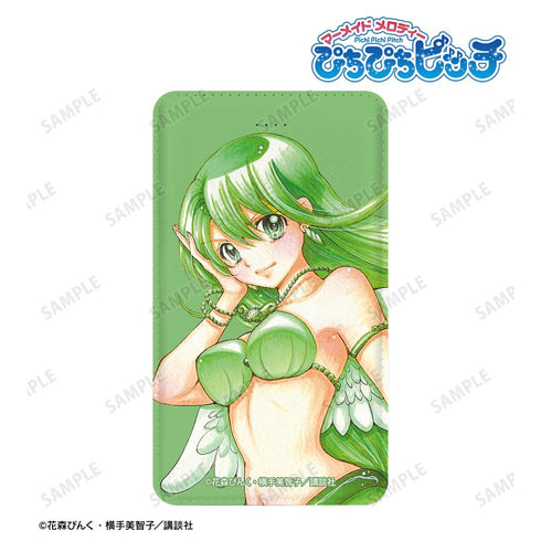 『ぴちぴちピッチ』花森ぴんく先生 描き下ろし リナ 羽を纏ったマーメイドver. モバイルバッテリー