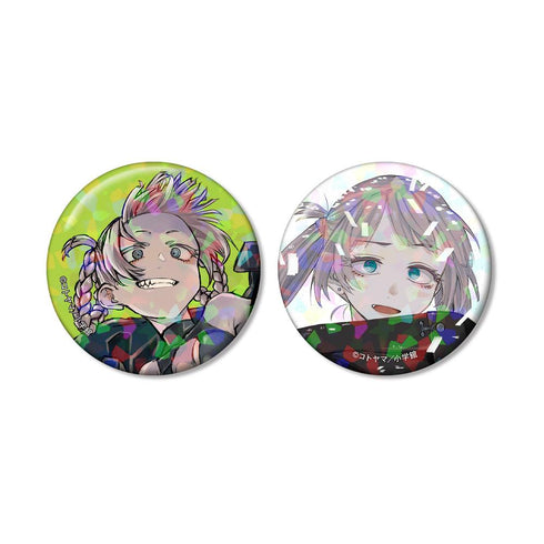 『よふかしのうた』七草ナズナ ホログラム缶バッジ2個セット ver.A