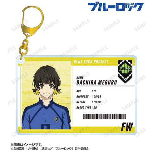 『ブルーロック』蜂楽 廻 選手カード風BIGアクリルキーホルダー【202505再販】