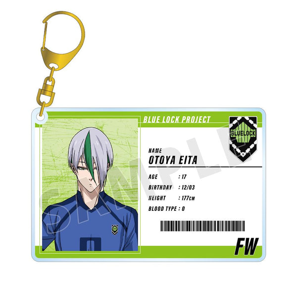 『ブルーロック』乙夜 影汰 選手カード風BIGアクリルキーホルダー【202510再販】