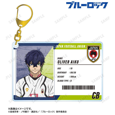 『ブルーロック』オリヴァ・愛空 選手カード風BIGアクリルキーホルダー【202602再販】