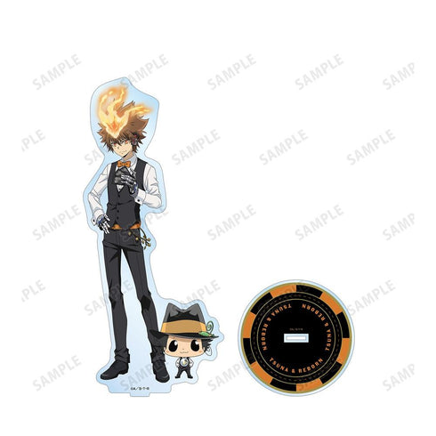 『家庭教師ヒットマンREBORN!』描き下ろし 沢田 綱吉&リボーン カジノver. 特大アクリルスタンド【202606再販】