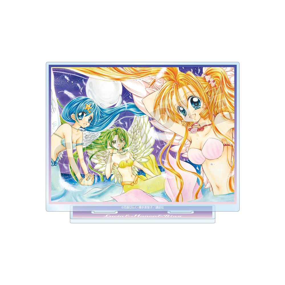 ぴちぴちピッチ 背景付きアクリルスタンド ルチア 波音 リナ