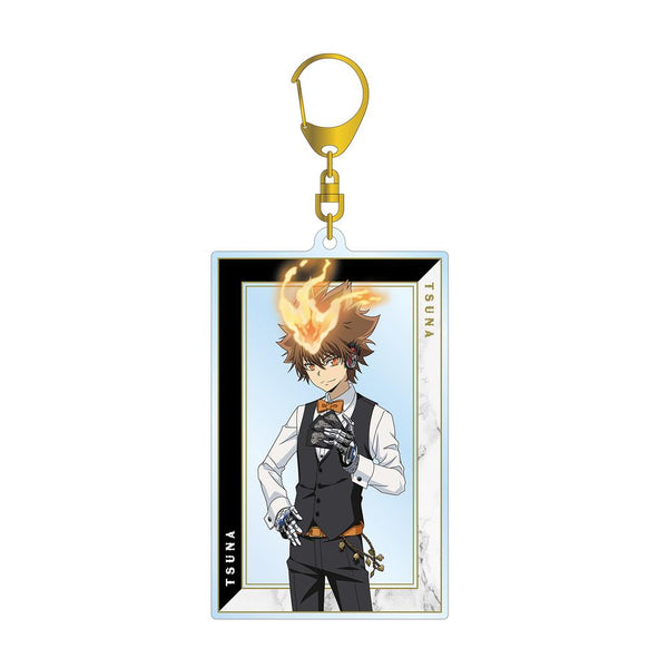 『家庭教師ヒットマンREBORN!』描き下ろし 沢田 綱吉 カジノver. BIGアクリルキーホルダー【202507再販】