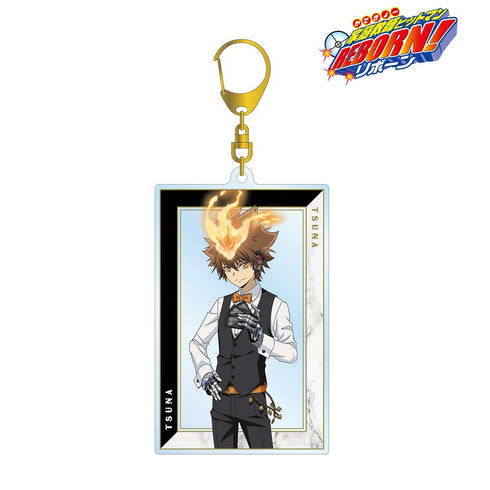 『家庭教師ヒットマンREBORN!』描き下ろし 沢田 綱吉 カジノver. BIGアクリルキーホルダー【202512再販】