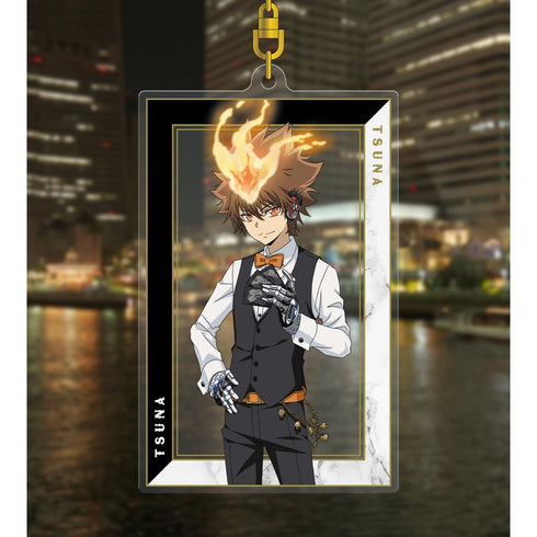 『家庭教師ヒットマンREBORN!』描き下ろし 沢田 綱吉 カジノver. BIGアクリルキーホルダー【202512再販】