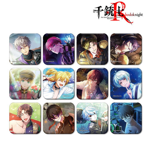 『千銃士:Rhodoknight』トレーディングカードイラストスクエア缶バッジ ver.A(単位/BOX)