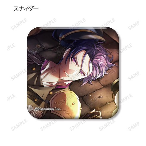 『千銃士:Rhodoknight』トレーディングカードイラストスクエア缶バッジ ver.A(単位/BOX)