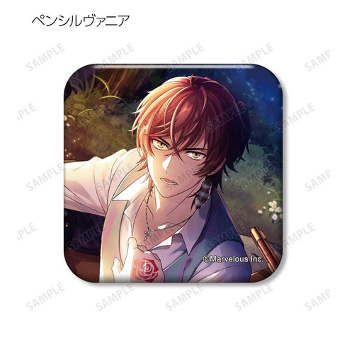 『千銃士:Rhodoknight』トレーディングカードイラストスクエア缶バッジ ver.A(単位/BOX)