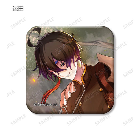 『千銃士:Rhodoknight』トレーディングカードイラストスクエア缶バッジ ver.A(単位/BOX)