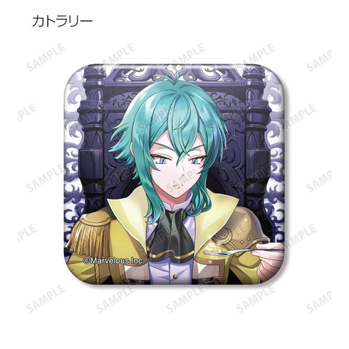 『千銃士:Rhodoknight』トレーディングカードイラストスクエア缶バッジ ver.B(単位/BOX)