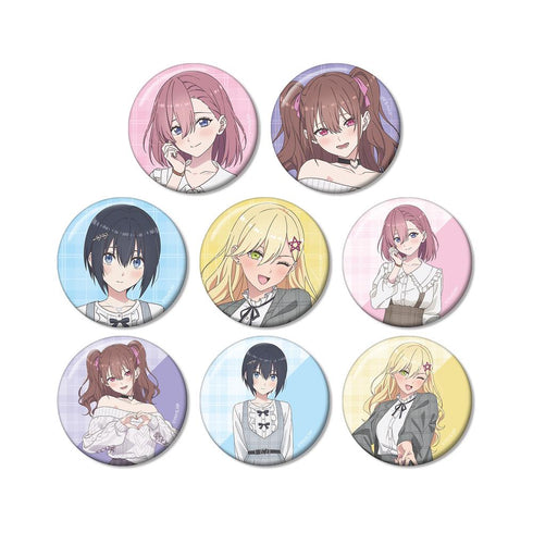 『2.5次元の誘惑』描き下ろし チェック柄コーデver. トレーディング缶バッジ(単位/BOX)