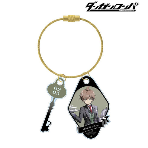 『ダンガンロンパシリーズ』緜さんイラスト 苗木誠 メイド&執事ver. 2連ワイヤーアクリルキーホルダー