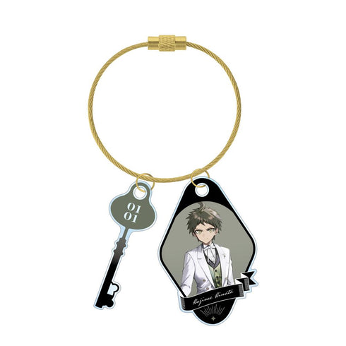 『ダンガンロンパシリーズ』緜さんイラスト 日向創 メイド&執事ver. 2連ワイヤーアクリルキーホルダー