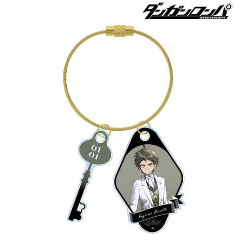 『ダンガンロンパシリーズ』緜さんイラスト 日向創 メイド&執事ver. 2連ワイヤーアクリルキーホルダー
