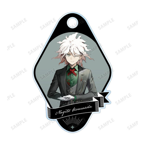 『ダンガンロンパシリーズ』緜さんイラスト 狛枝凪斗 メイド&執事ver. 2連ワイヤーアクリルキーホルダー