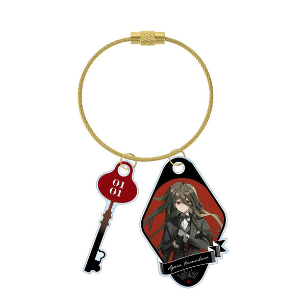 『ダンガンロンパシリーズ』緜さんイラスト カムクライズル メイド&執事ver. 2連ワイヤーアクリルキーホルダー