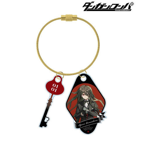 『ダンガンロンパシリーズ』緜さんイラスト カムクライズル メイド&執事ver. 2連ワイヤーアクリルキーホルダー