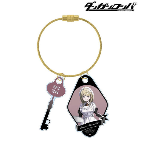『ダンガンロンパシリーズ』緜さんイラスト 赤松楓 メイド&執事ver. 2連ワイヤーアクリルキーホルダー