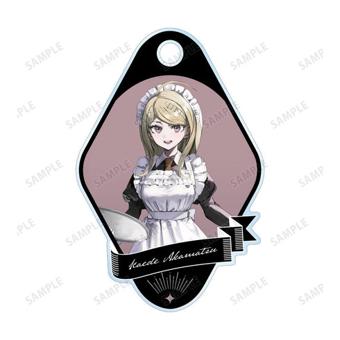 『ダンガンロンパシリーズ』緜さんイラスト 赤松楓 メイド&執事ver. 2連ワイヤーアクリルキーホルダー