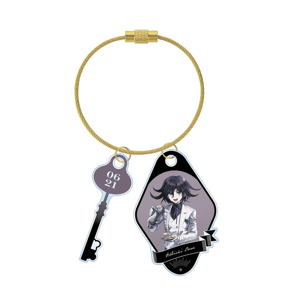 『ダンガンロンパシリーズ』緜さんイラスト 王馬小吉 メイド&執事ver. 2連ワイヤーアクリルキーホルダー