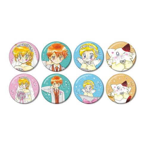 『だぁ!だぁ!だぁ!』川村美香先生 描き下ろし ウェディングver. トレーディンググリッター缶バッジ(単位/BOX)