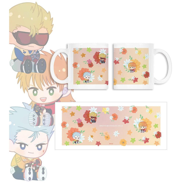 『爆走兄弟レッツ&ゴー!!』ブレット&ミハエル&カルロ Botania マグカップ【202606再販】