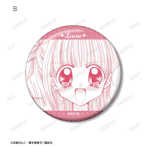 『ぴちぴちピッチ』トレーディング るちあオンリー 原作コマグリッター缶バッジ(単位/BOX)【202509再販】