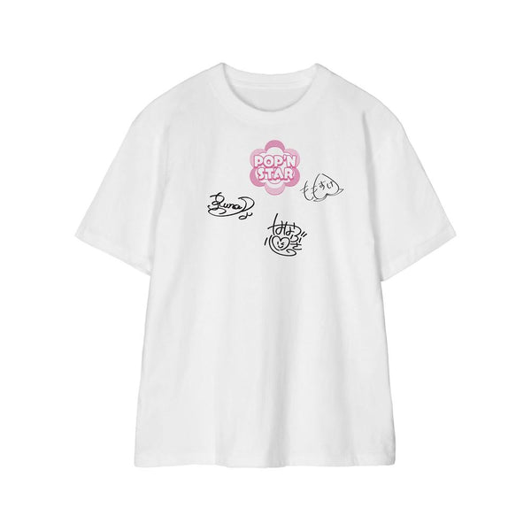 『アイ★チュウ』POP'N STAR サイン入り風 Tシャツメンズ【202606再販】