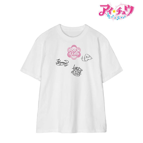 『アイ★チュウ』POP'N STAR サイン入り風 Tシャツメンズ