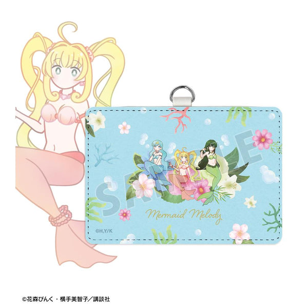 『ぴちぴちピッチ』るちあ&波音&リナ Botania ネックストラップ付き2ポケットパスケース【202511再販】