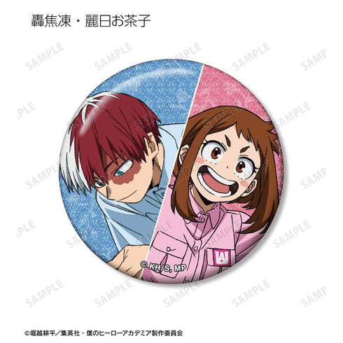 『僕のヒーローアカデミア』描き下ろし 飼育係ver. トレーディンググリッター缶バッジ(単位/BOX)【202608再販】
