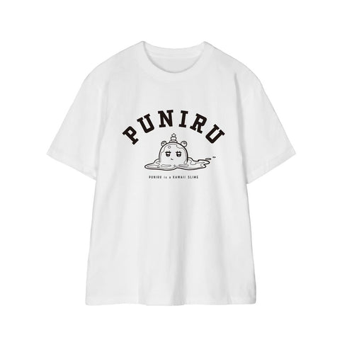 『ぷにるはかわいいスライム』ぷにるのかわいい カレッジTシャツメンズ