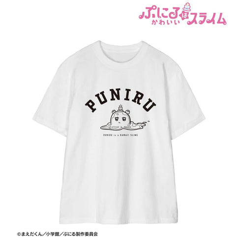 『ぷにるはかわいいスライム』ぷにるのかわいい カレッジTシャツメンズ