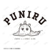 『ぷにるはかわいいスライム』ぷにるのかわいい カレッジTシャツレディース
