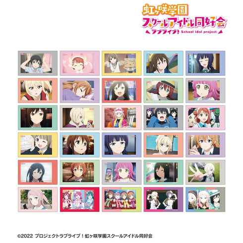 『ラブライブ!虹ヶ咲学園スクールアイドル同好会』トレーディング場面写インスタントカメラ風イラストカード3枚セット(単位/BOX)