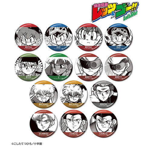 『爆走兄弟レッツ&ゴー!!』トレーディング原作コマメタリック缶バッジ(単位/BOX)
