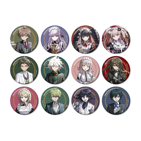 『ダンガンロンパシリーズ』緜さんイラスト メイド&執事ver. トレーディンググリッター缶バッジ(単位/BOX)【202608再販】