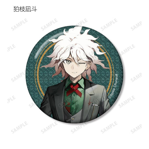 『ダンガンロンパシリーズ』緜さんイラスト メイド&執事ver. トレーディンググリッター缶バッジ(単位/BOX)【202608再販】