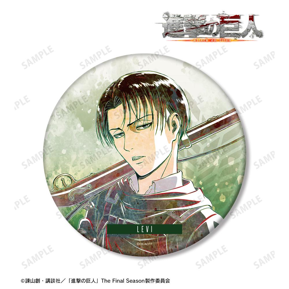 進撃の巨人』リヴァイ Ani-Art 第1弾 BIG缶バッジ – Anime Store JP