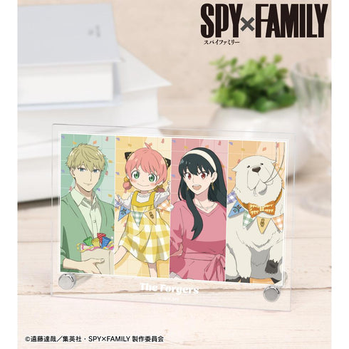 『SPY×FAMILY』描き下ろし フォージャー家 ホリデーパーティーver. A6アクリルパネル