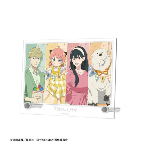『SPY×FAMILY』描き下ろし フォージャー家 ホリデーパーティーver. A6アクリルパネル