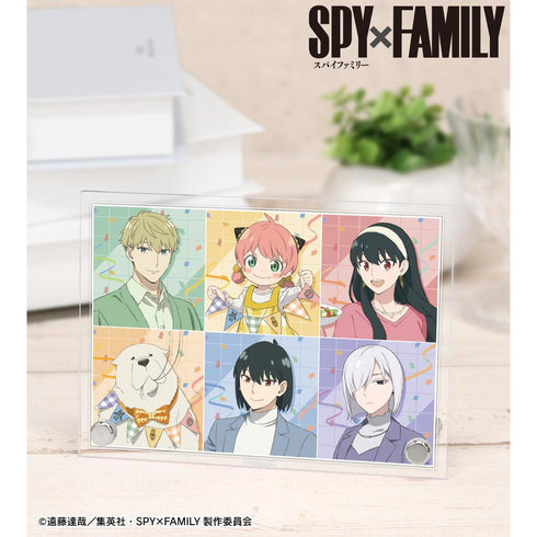『SPY×FAMILY』描き下ろし 集合 ホリデーパーティーver. A6アクリルパネル