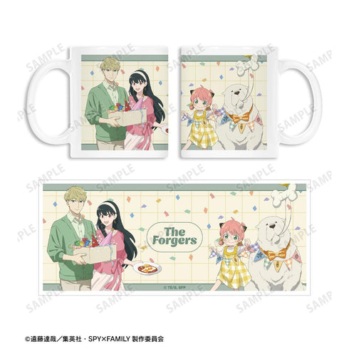 "SPY×FAMILY" Original Illustration: The Forger Family Holiday Party Edition Mug
