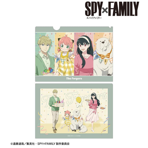 『SPY×FAMILY』描き下ろし フォージャー家 ホリデーパーティーver. クリアファイル