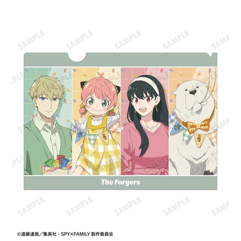『SPY×FAMILY』描き下ろし フォージャー家 ホリデーパーティーver. クリアファイル