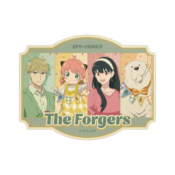 『SPY×FAMILY』描き下ろし フォージャー家 ホリデーパーティーver. トラベルステッカー